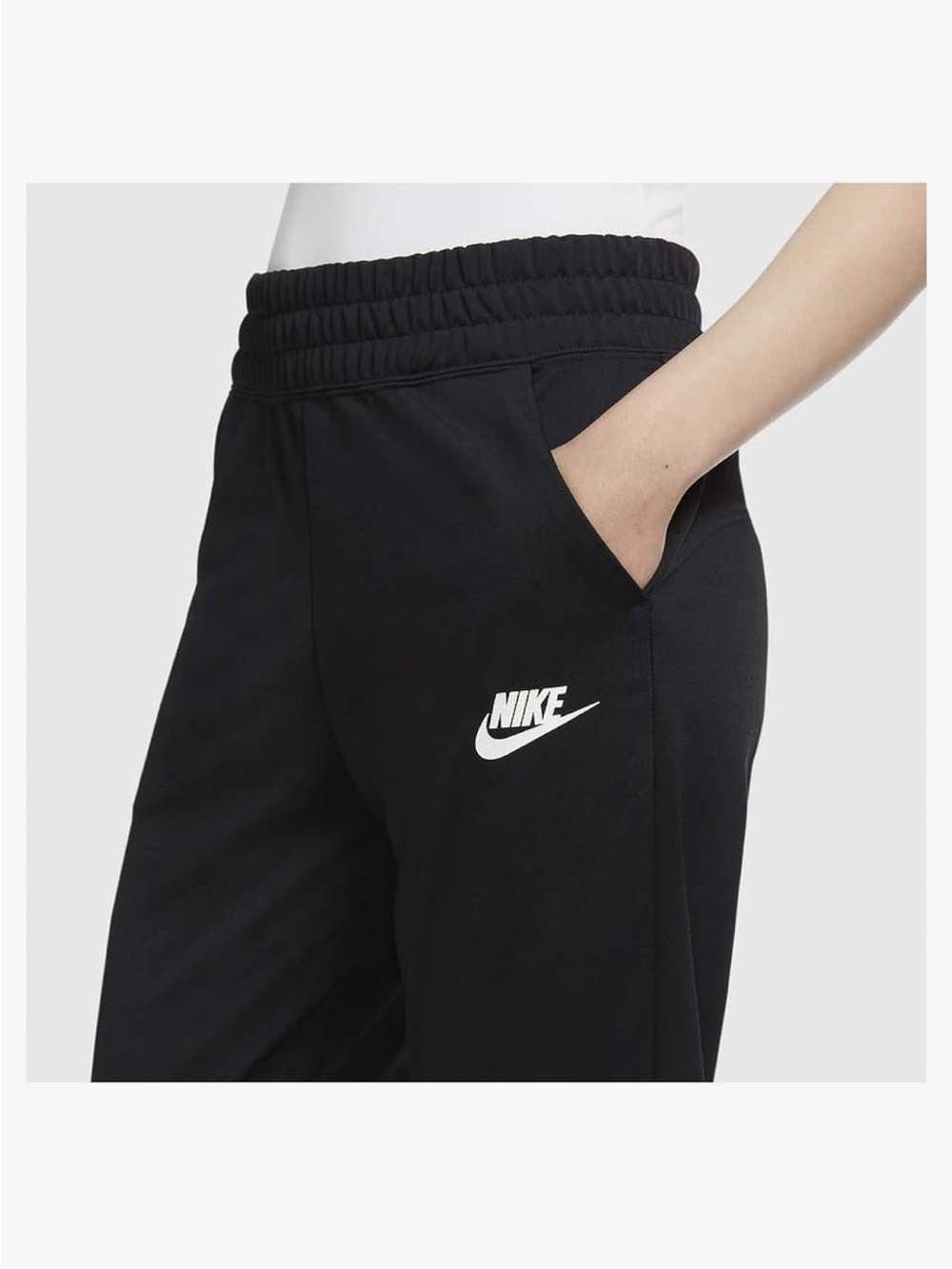 Nike Black Relaxed Track Pants - Picture 11 of 11